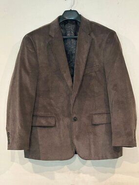 Stafford Essentials Men's Brown Corduroy Sport Coat 42S NWOT